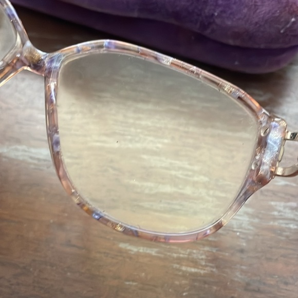 Gucci vintage GG2289 BT6 oversized rounded full rim pink tortoise gold metallic - Picture 7 of 16
